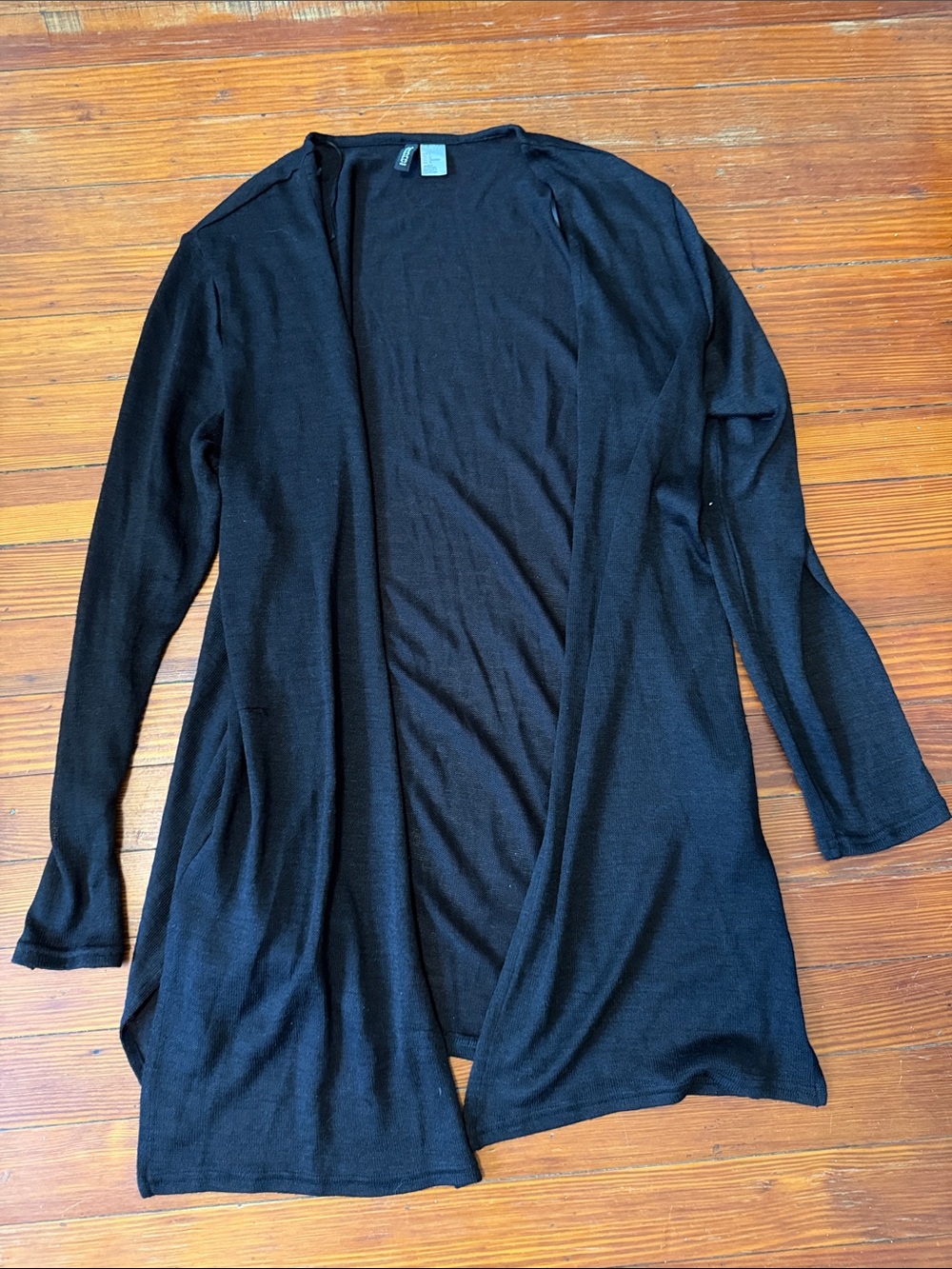 Divided Black Open-Front Women's Cardigan